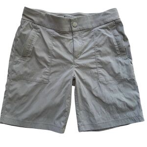 Athleta Trekkie Gray Bermuda Shorts Women's Size 8